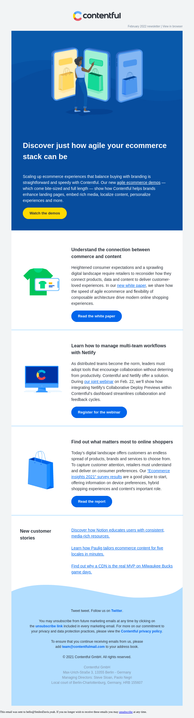 Newsletter Email Design