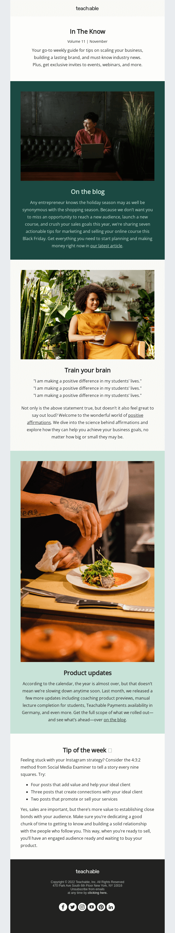 Newsletter Email Design