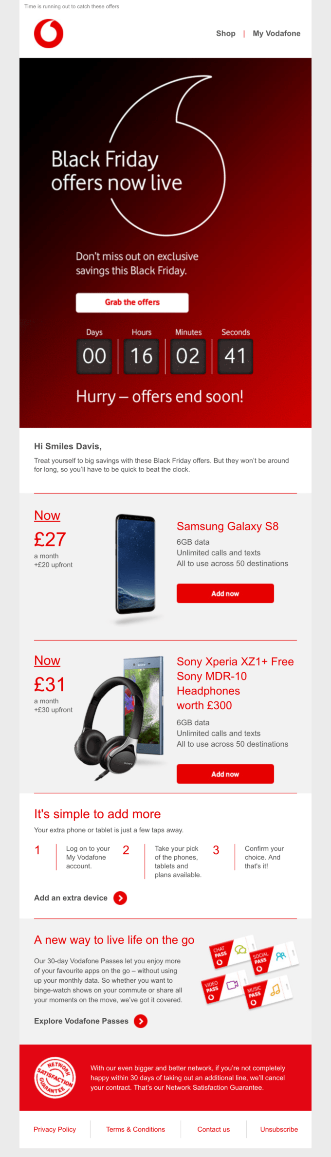 Countdown / Timer Email Design