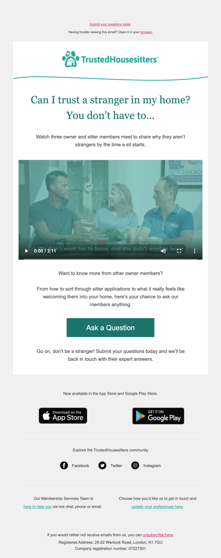 Travel and Leisure Email Design