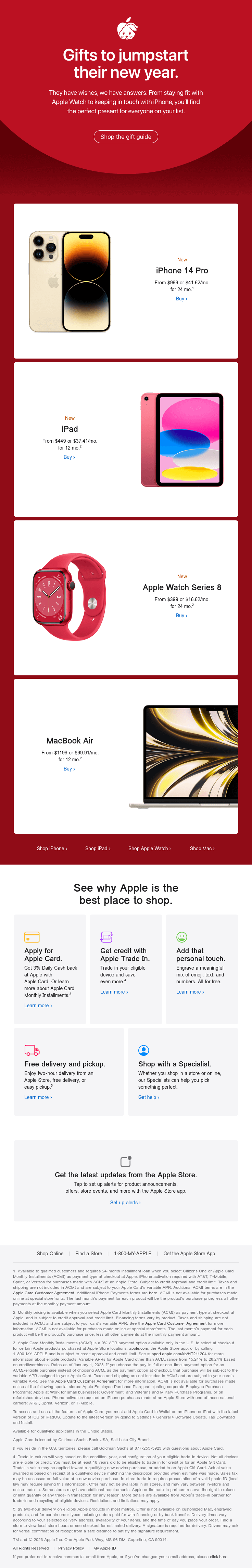 New Year Email Design