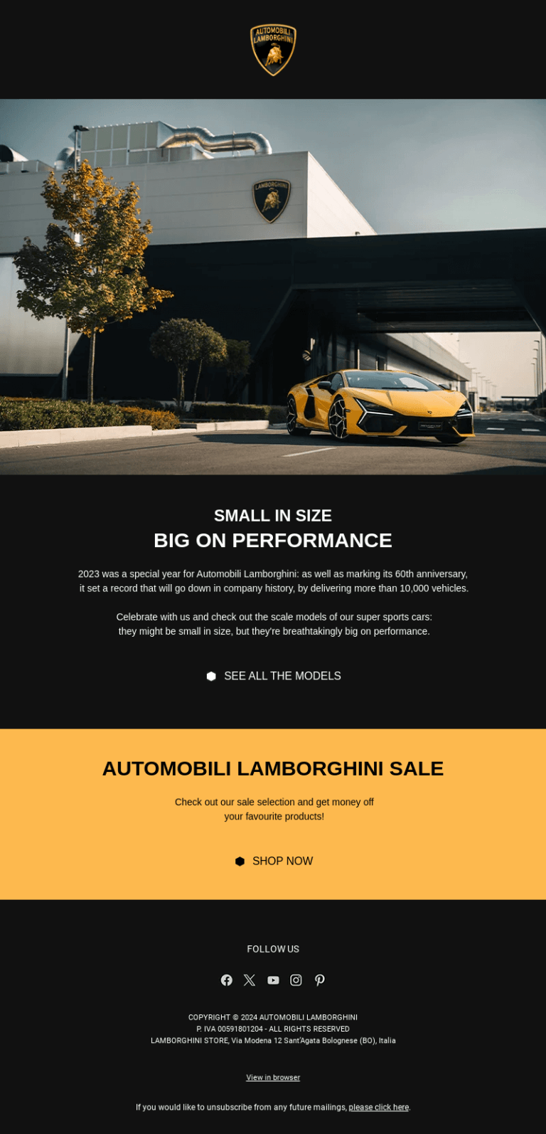 Transportation / Car Email Design