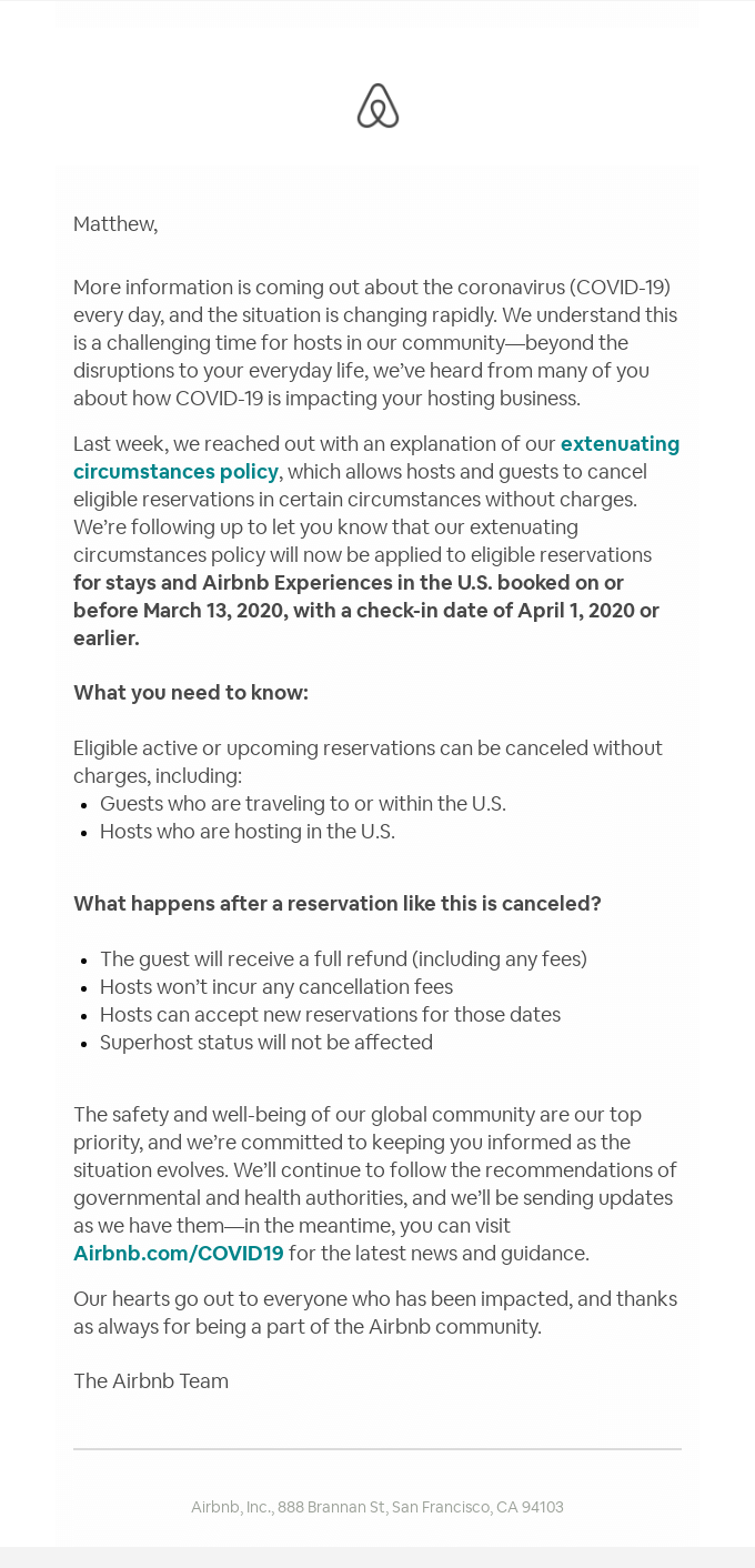 Text / Letter Email Design