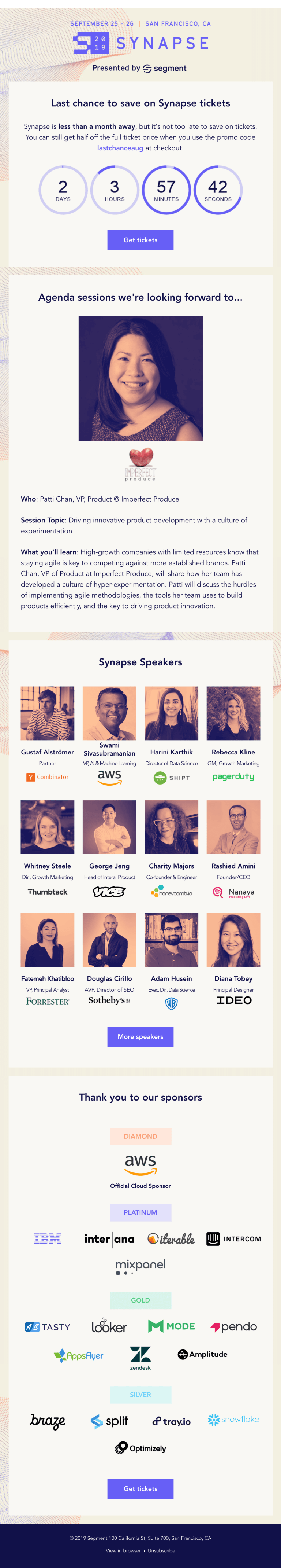 Countdown / Timer Email Design