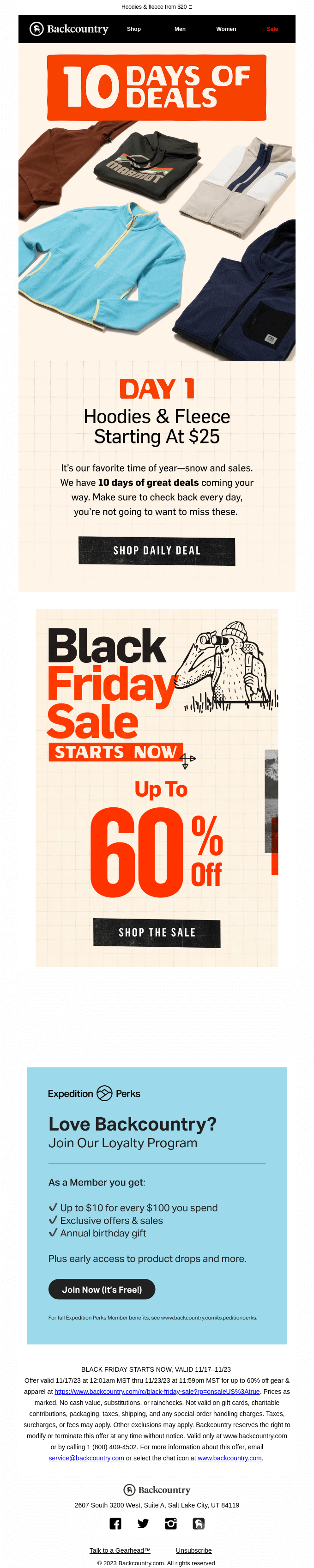 Black Friday Email Design
