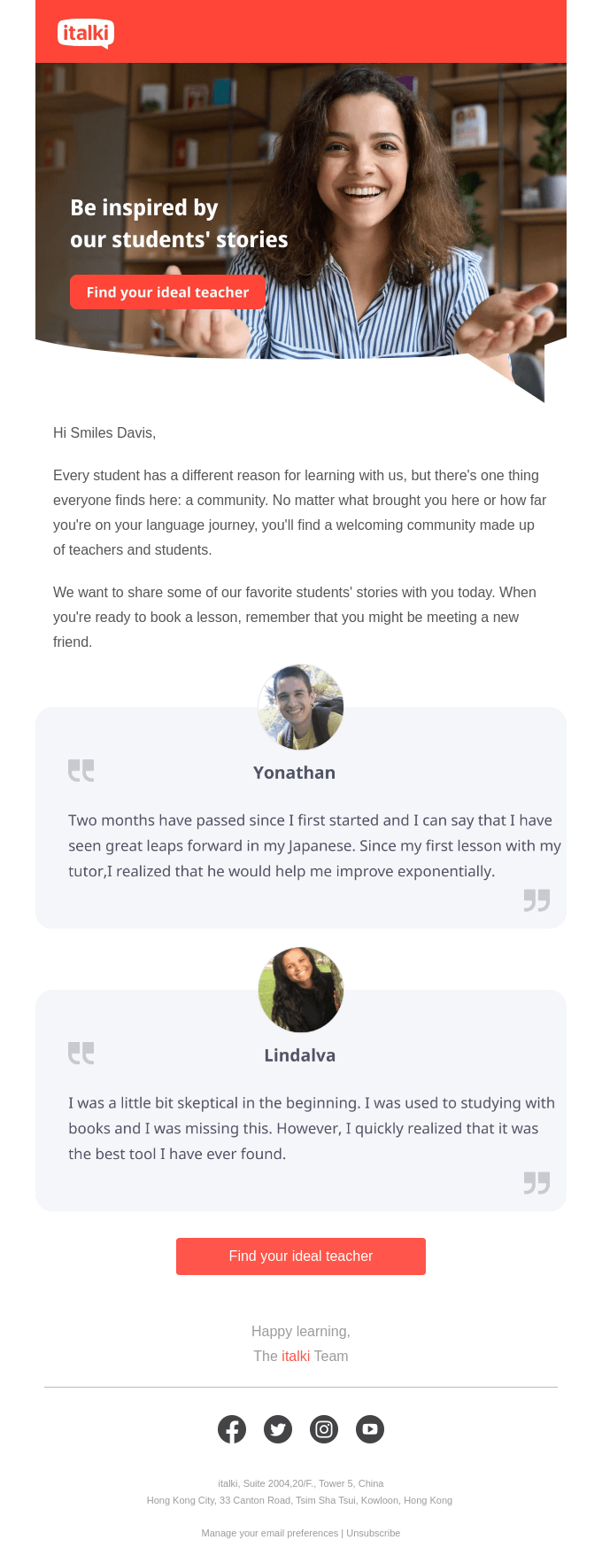 Education / School Email Design