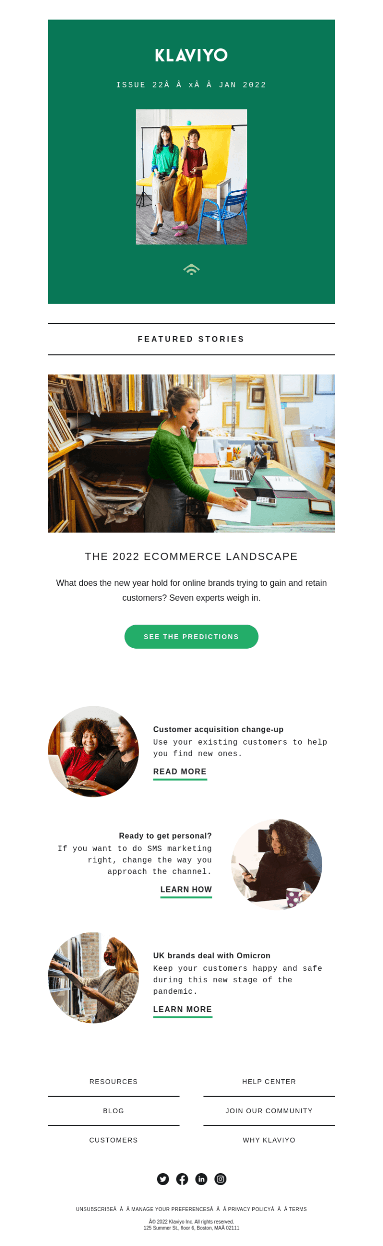 Newsletter Email Design