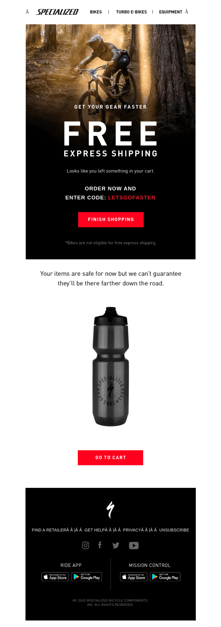 Shipping Email Design