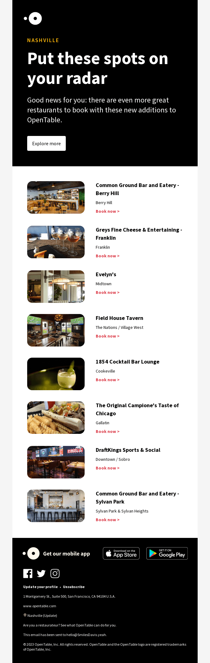 Personalized Email Design