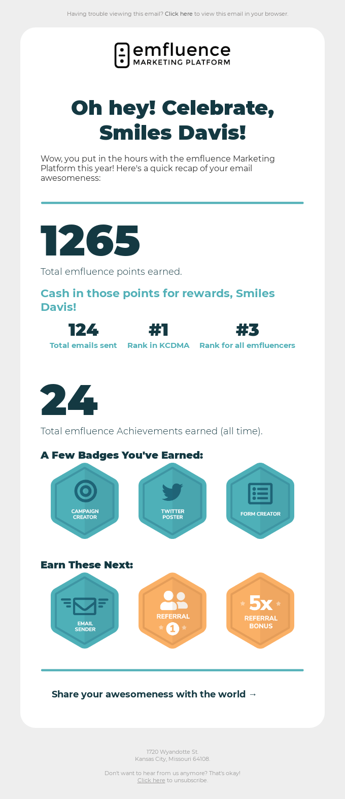 Personalized Email Design