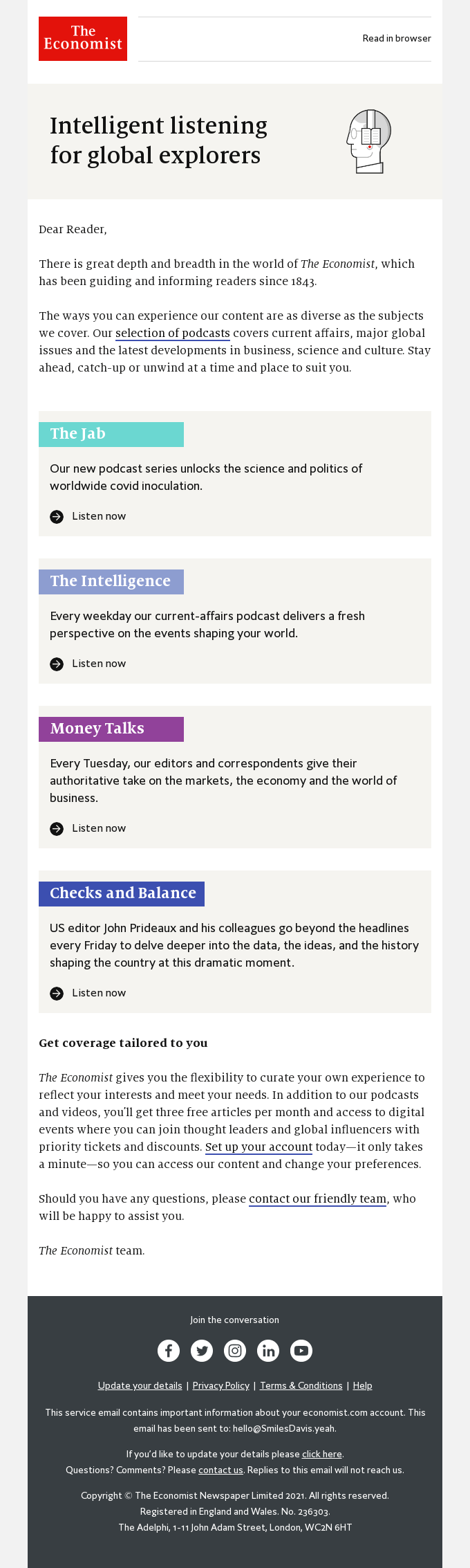 Publication and Blog Email Design