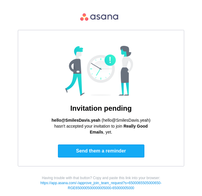 Reminder Email Design