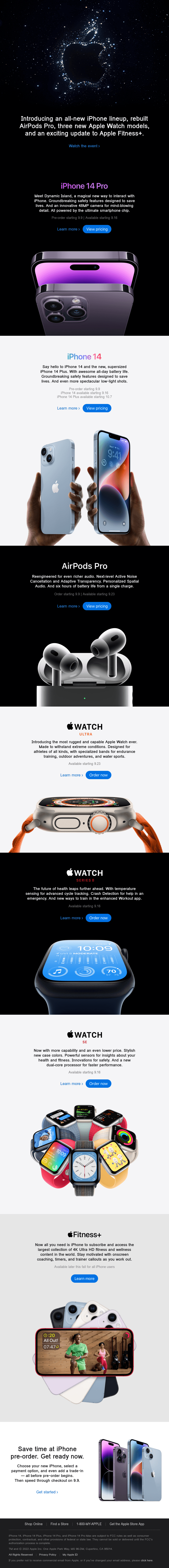 Technology Email Design