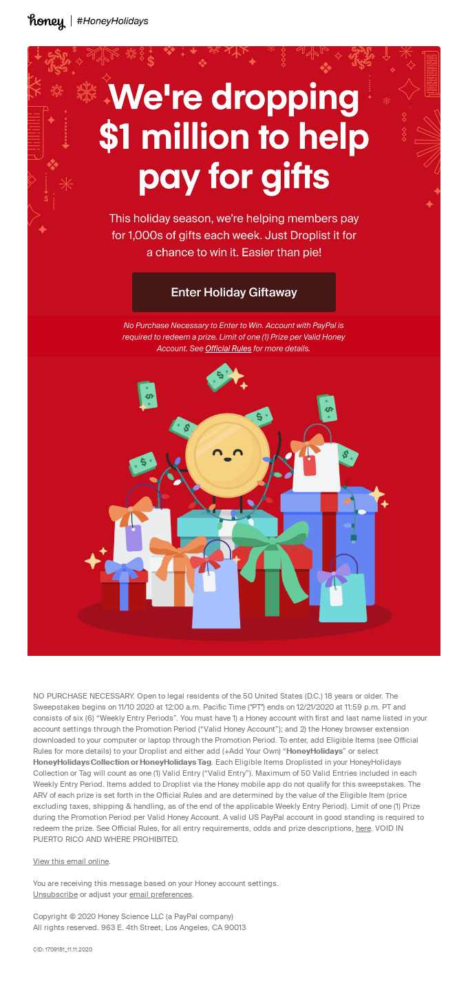 Holiday Email Design