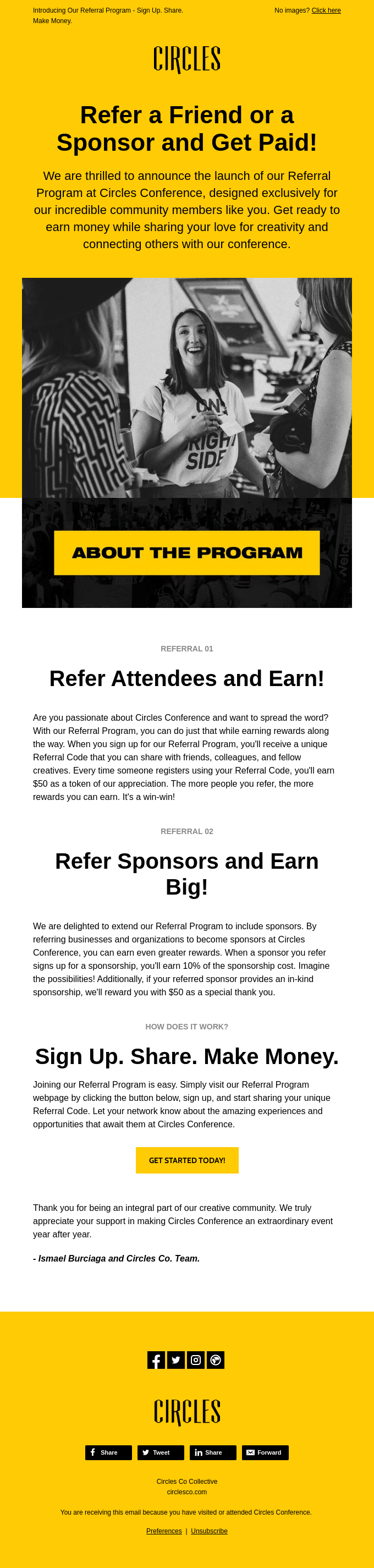 Event / Conference / Trade Show Email Design