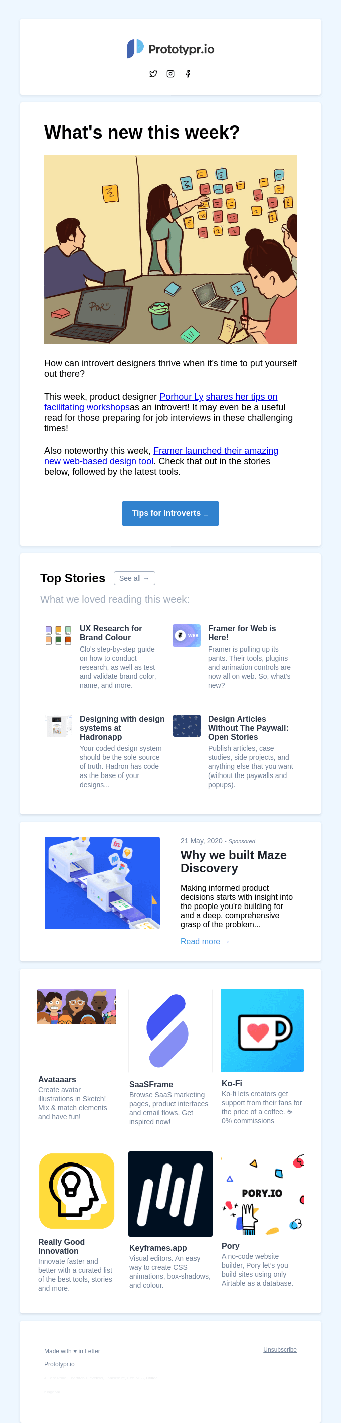 Newsletter Email Design