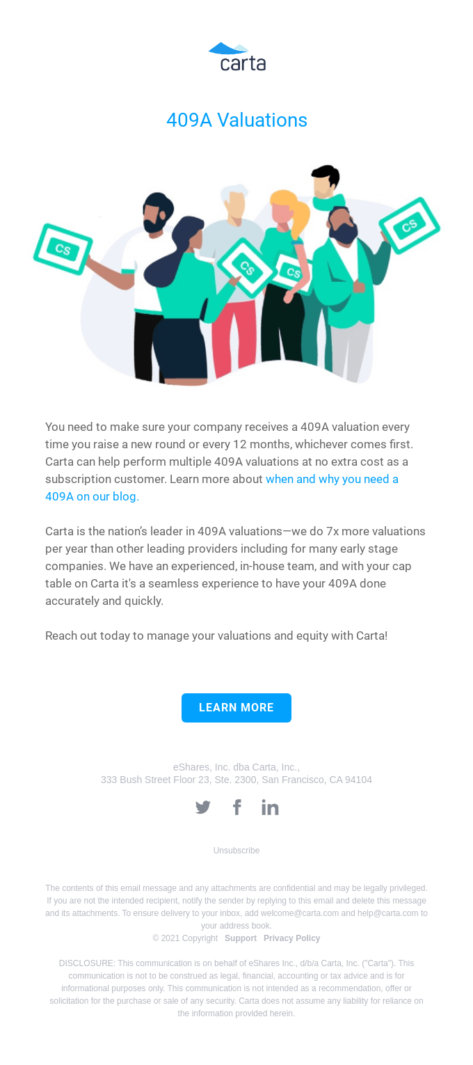 Upselling Email Design