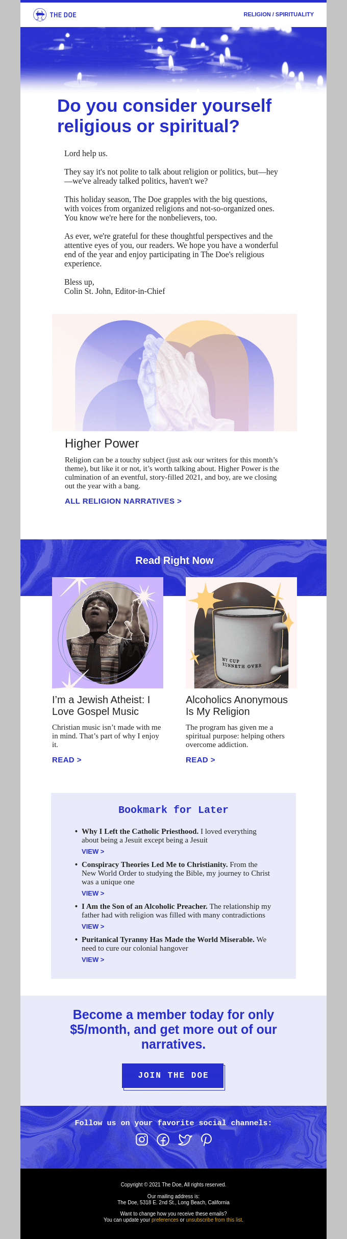 Newsletter Email Design