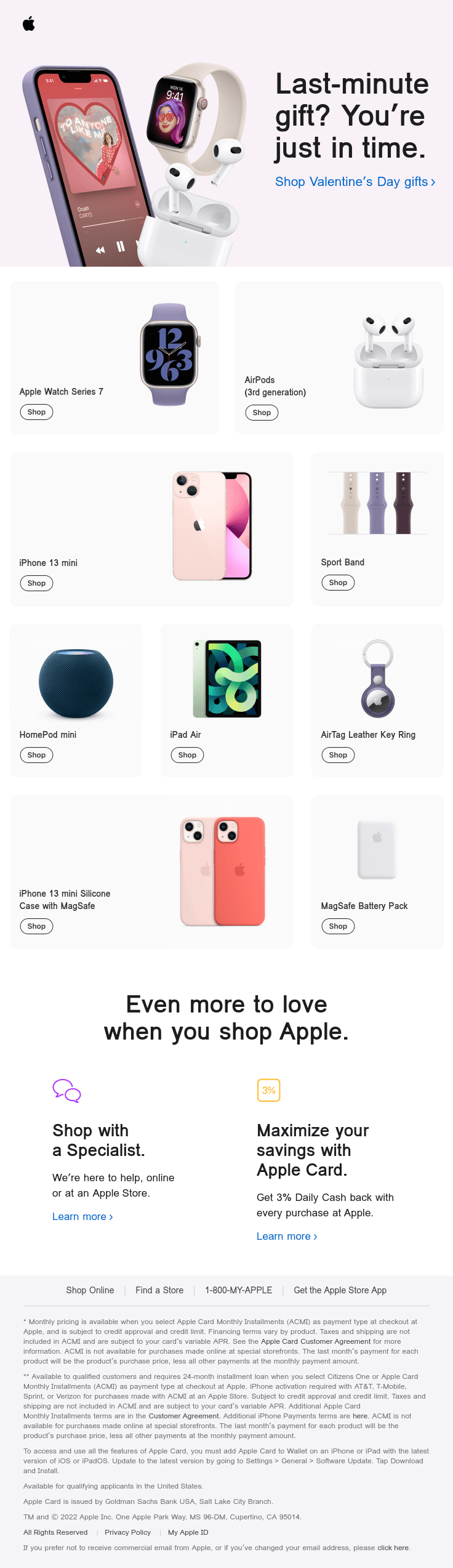 Valentine's Day Email Design