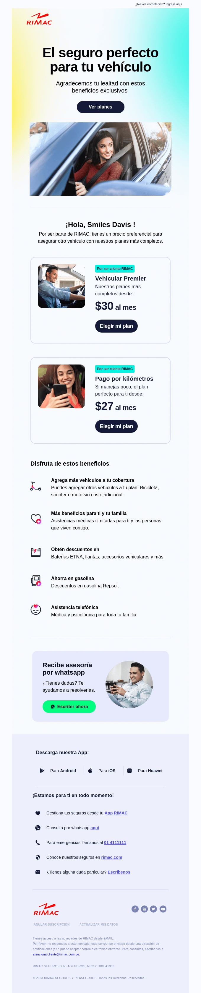 Insurance Email Design