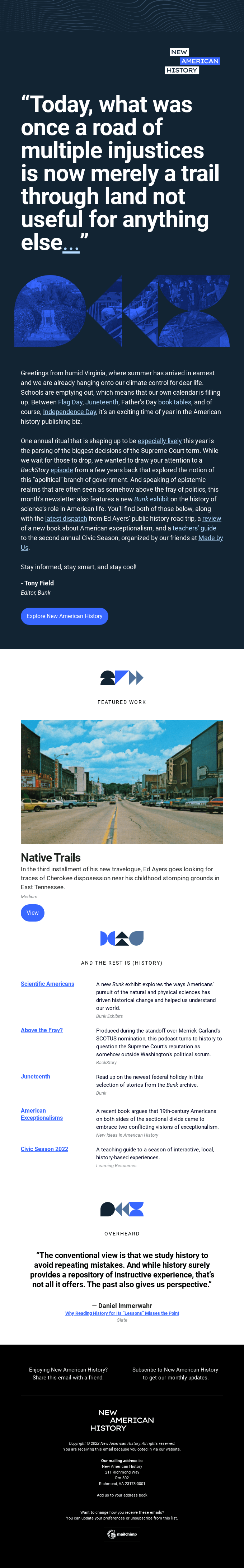 Newsletter Email Design