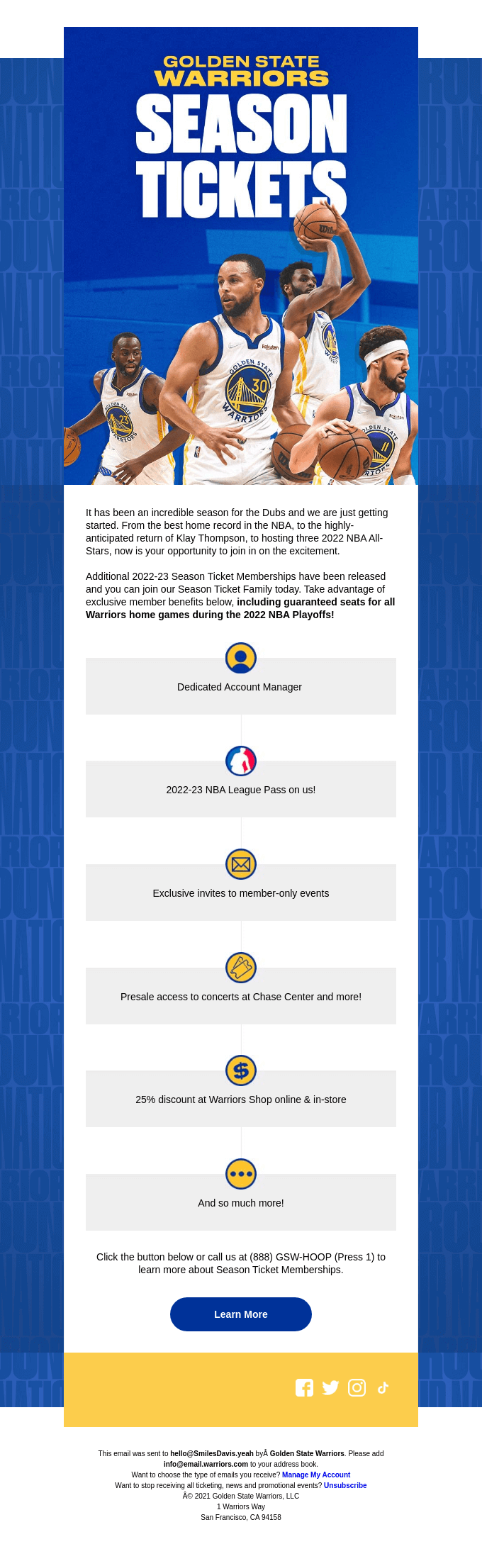 Entertainment Email Design