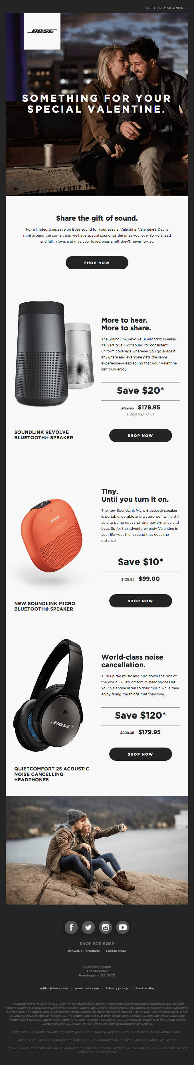 Valentine's Day Email Design