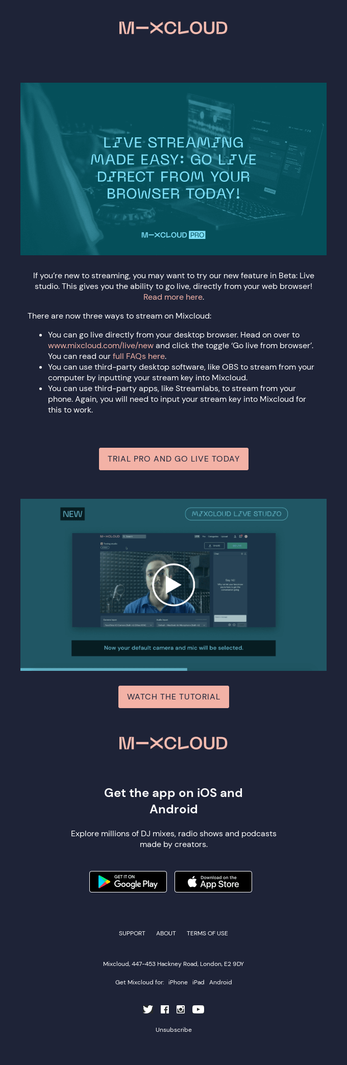 Upselling Email Design