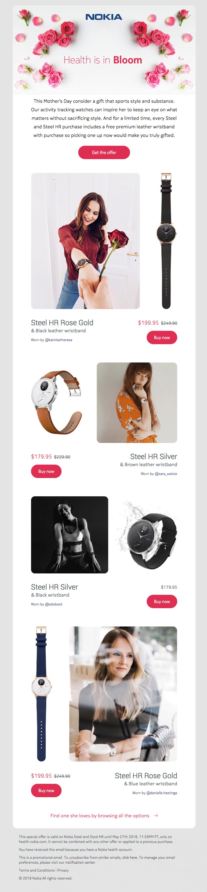 Mother's Day Email Design