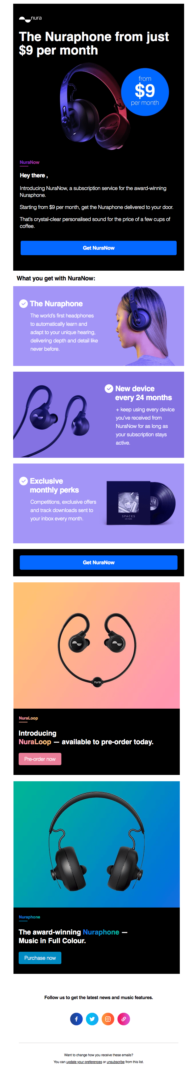 Technology Email Design