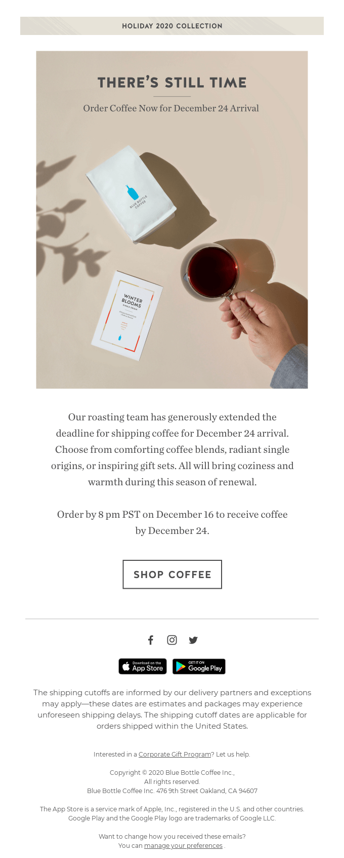 Seasonal Email Design