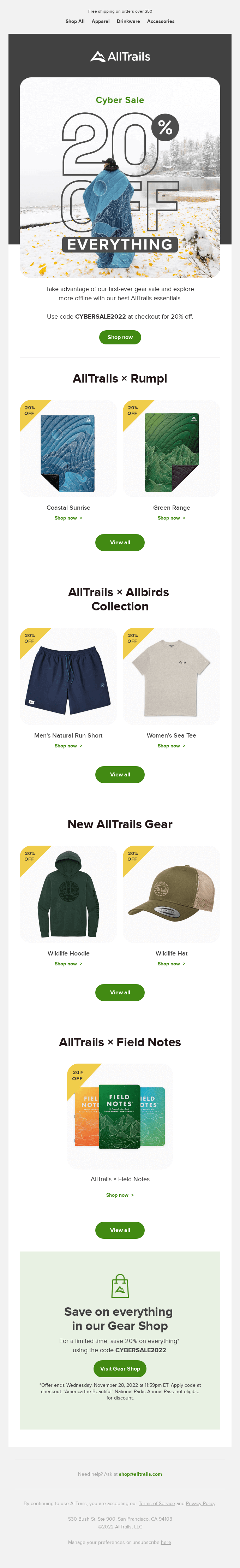 Cyber Monday Email Design