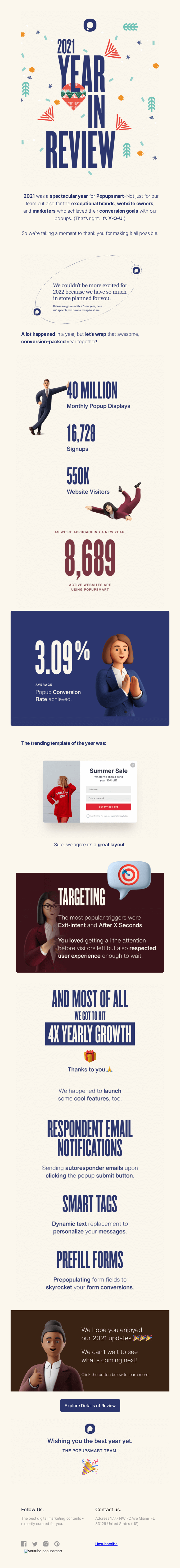 New Year Email Design