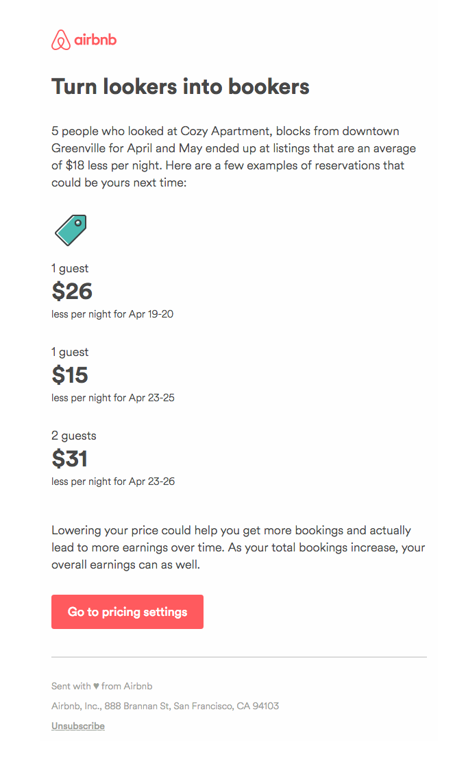 Travel and Leisure Email Design