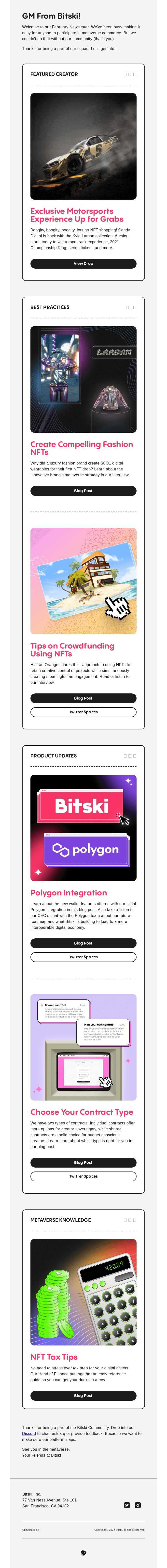 Newsletter Email Design