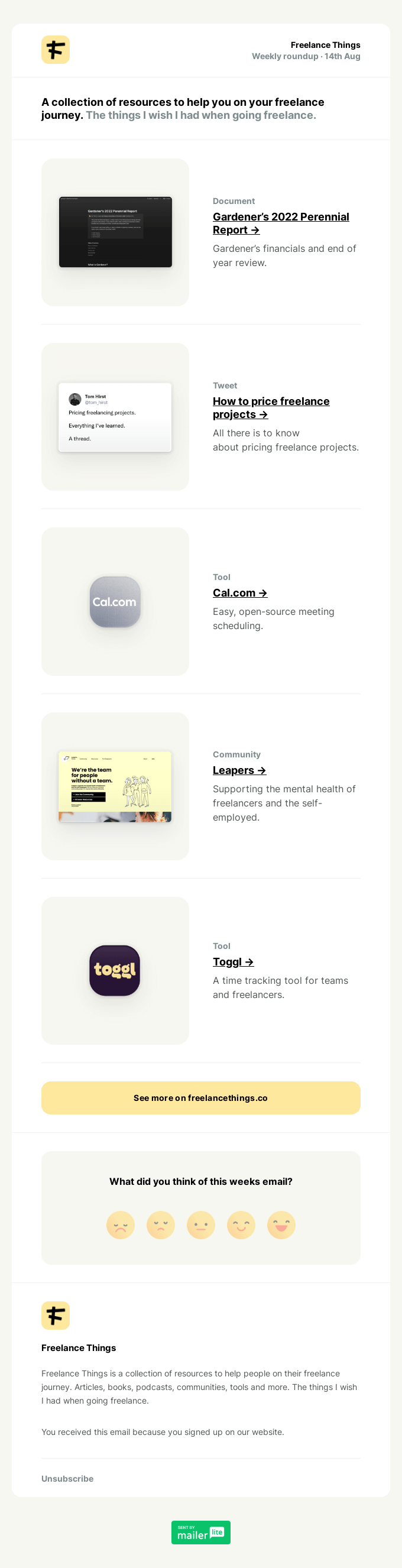 Newsletter Email Design