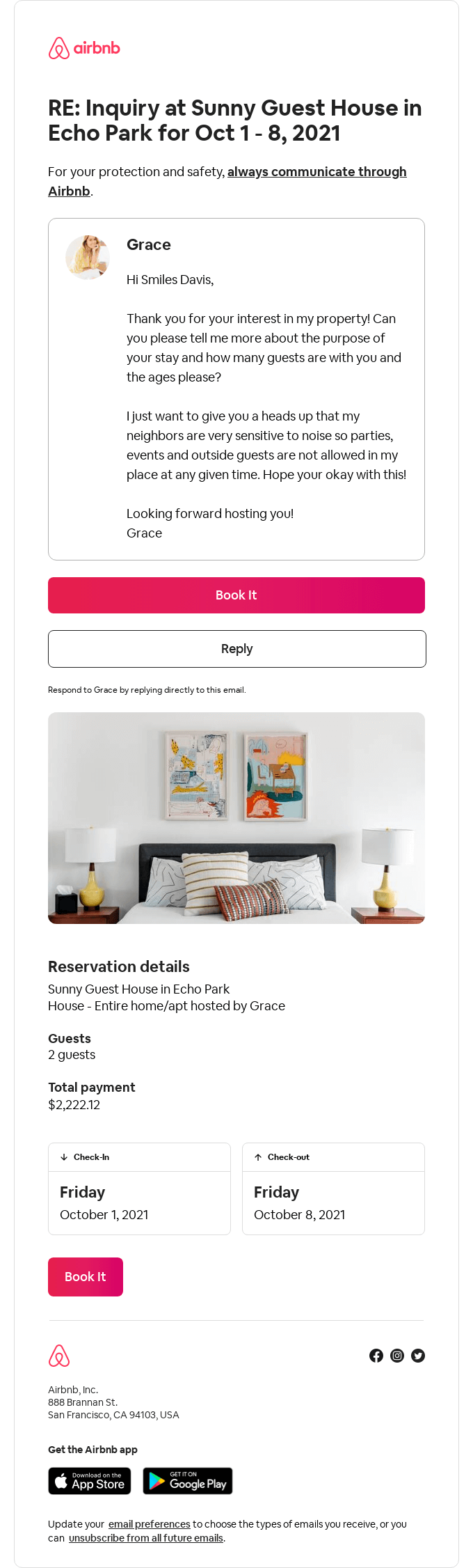Travel and Leisure Email Design