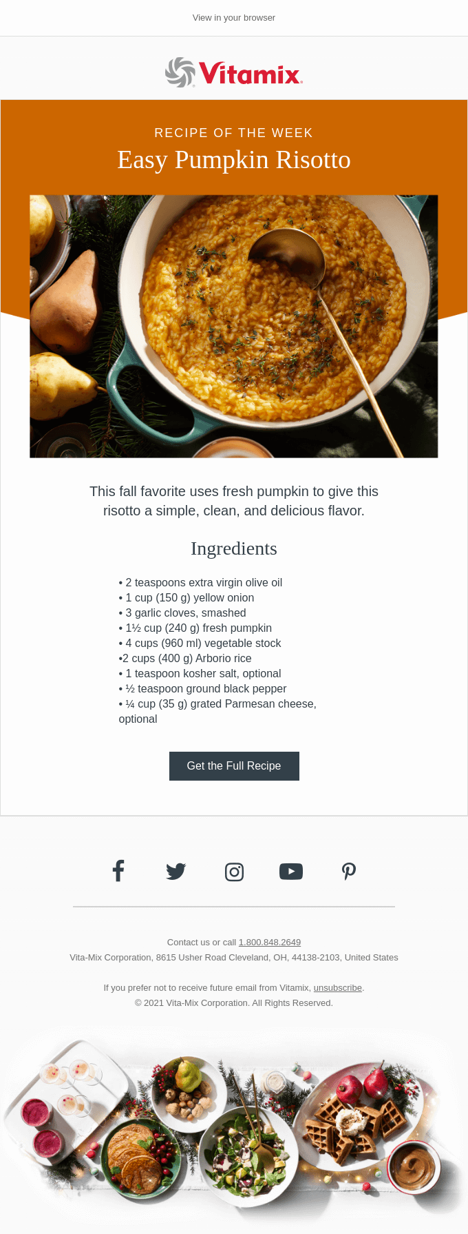 Thanksgiving Email Design