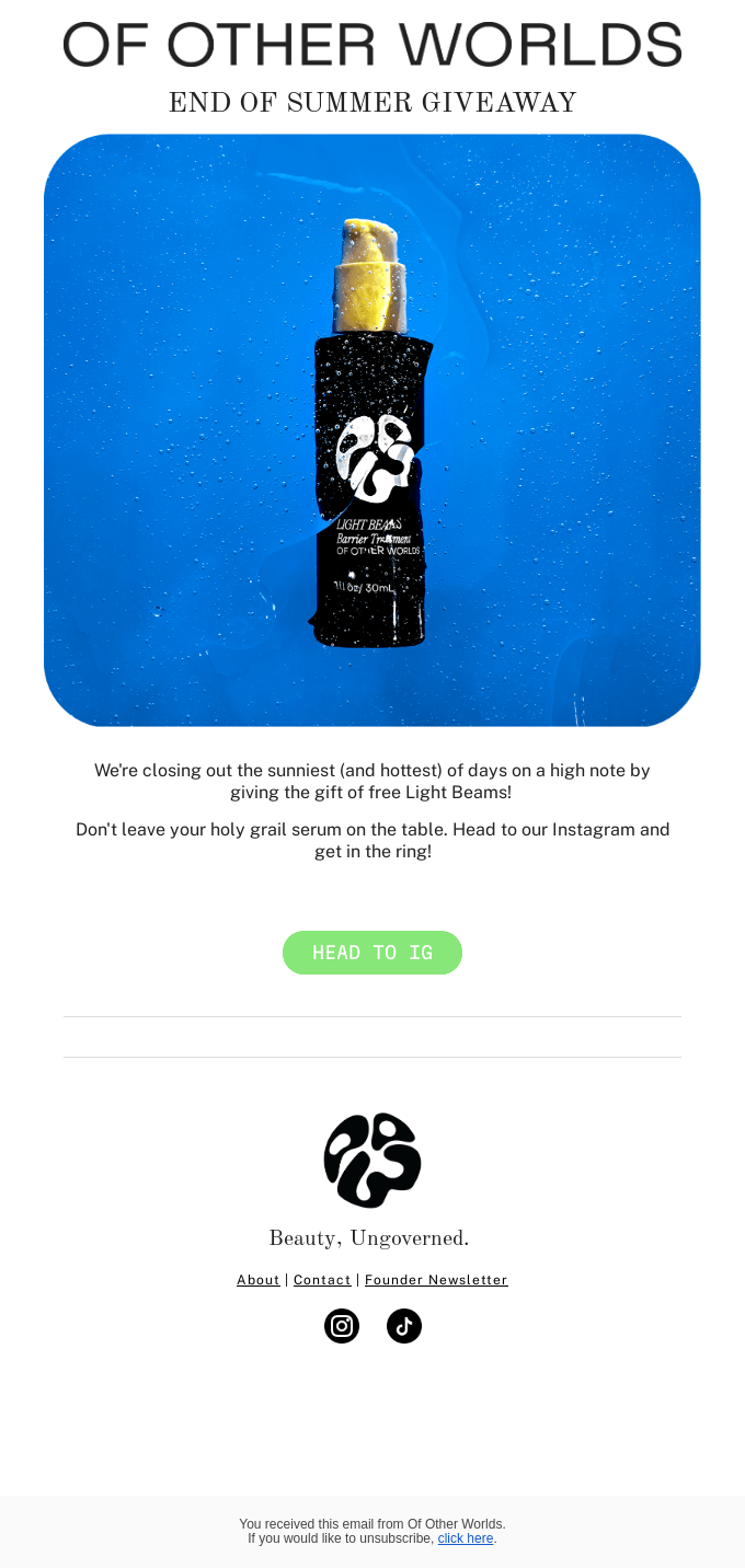 Health & Beauty Email Design