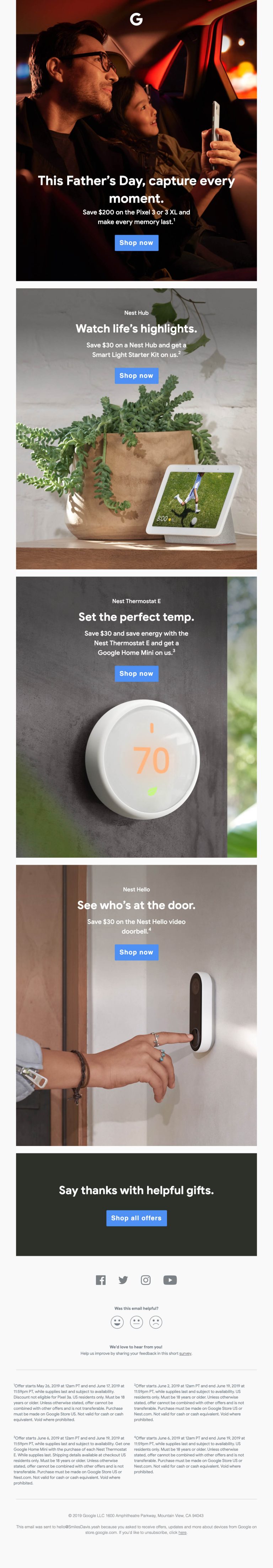 Holiday Email Design