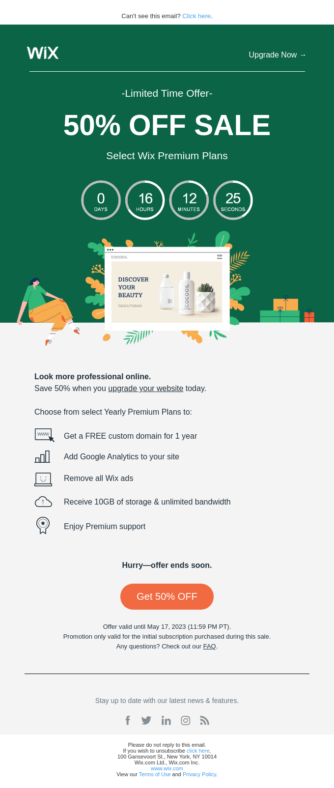 Countdown / Timer Email Design