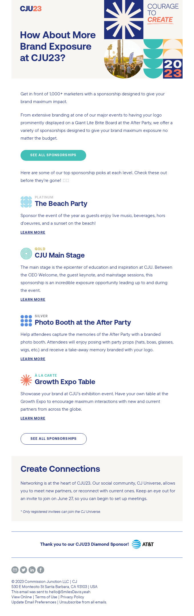 Event / Conference / Trade Show Email Design