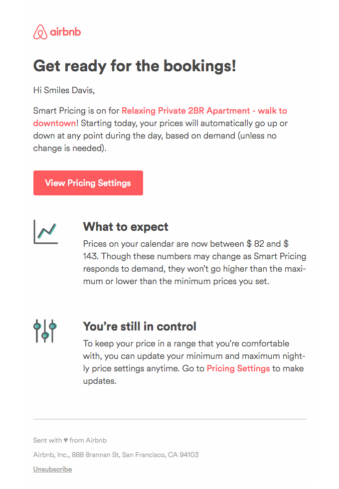 Travel and Leisure Email Design