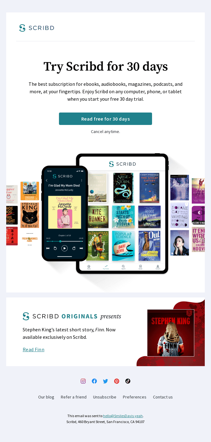 Books Email Design