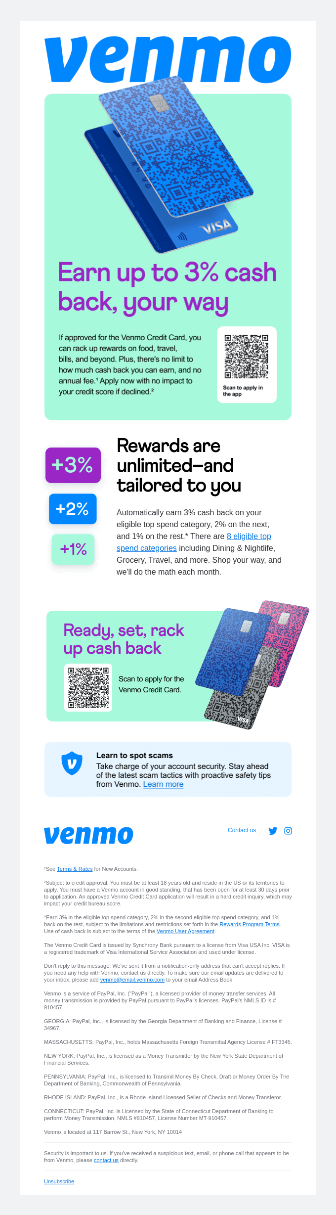 Banking / Credit Card Email Design