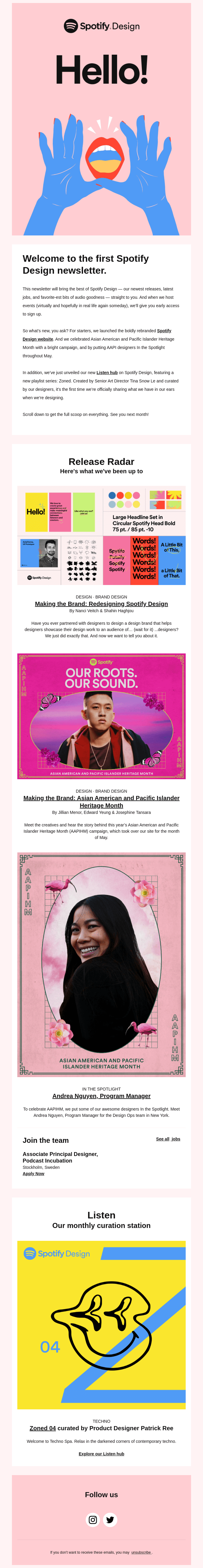 Newsletter Email Design