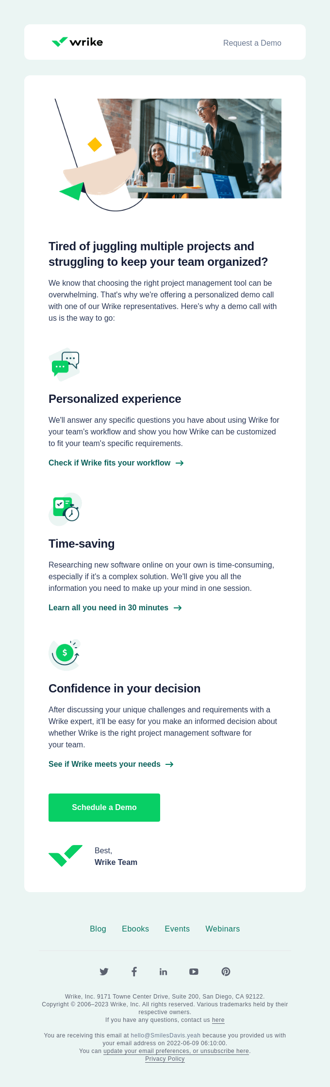 Newsletter Email Design