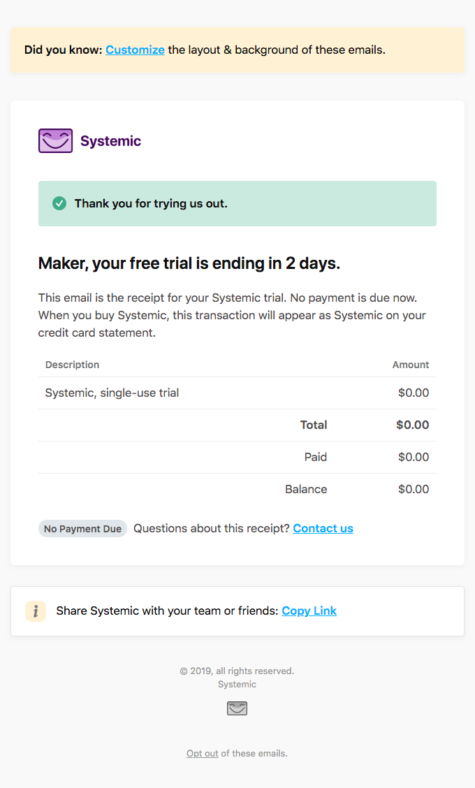 Countdown / Timer Email Design
