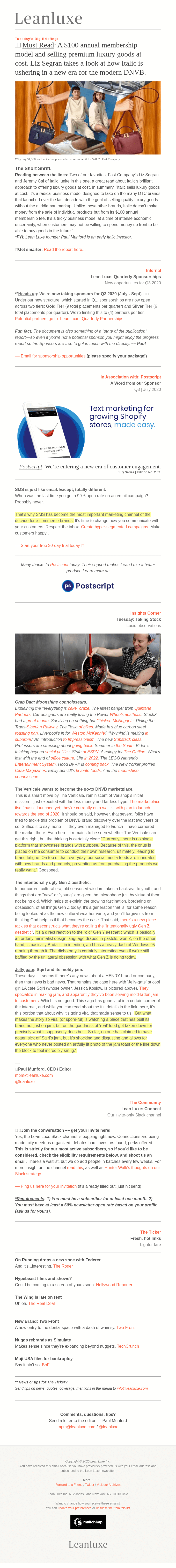 Newsletter Email Design