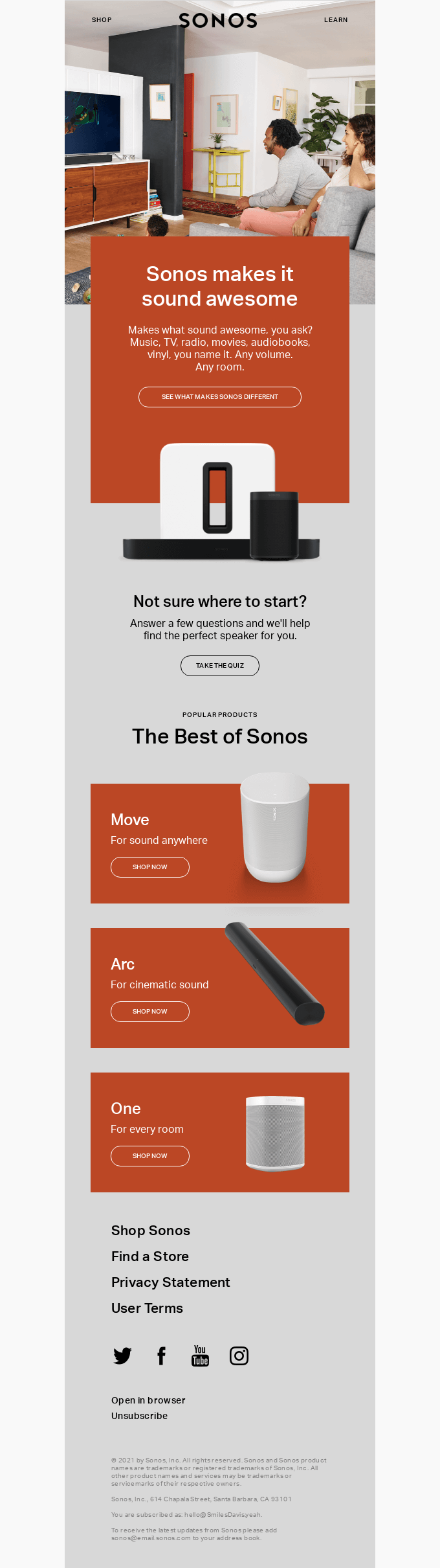 Technology Email Design